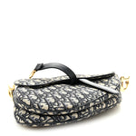 Oblique Saddle Bag Blue