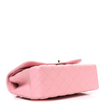 Caviar Quilted Jumbo Double Flap Pink