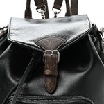 Lambskin Monogram Montsouris Vibe PM Black