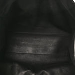 Polished Saddle Calfskin Alexia Bag Black