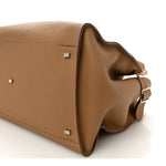 Matte Grained Calfskin Soft Margaux 17 Dark Taupe