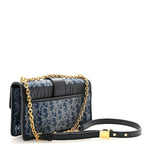 Denim Oblique 30 Montaigne East West Chain Flap Bag