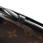 Monogram Macassar Handle Soft Trunk Black