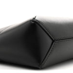 Shiny Calfskin Puzzle Fold Pouch Black
