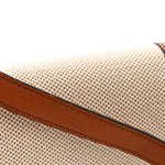 Textile Natural Calfskin Teen Triomphe White Tan