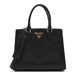 Saffiano Soft Calfskin Large Tote Black