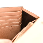Dollar Calfskin Interlocking G Chain Wallet Camelia