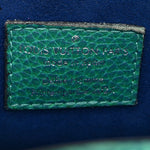 Taurillon Illusion Sac Plat XS Bleu Vert