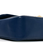 Lambskin Quilted Large Chic With Me Flap Navy