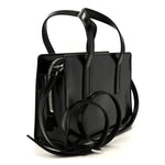 Spazzolato Mini Re-Edition 1995 Double Handle Handbag Black