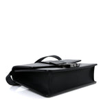 Box Calfskin 30 Montaigne Flap Bag Black
