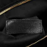 Lambskin Quilted Maxi Icare Shopping Tote Black