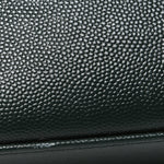 Grain de Poudre Medium Classic Monogram Cassandra Top Handle Dark Green