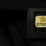Iridescent Calfskin Quilted All About Waist Belt Bag Black