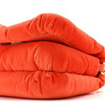 Velvet Mini Goya Puffer Bag Orange