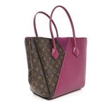 Calfskin Monogram Kimono Tote Grape