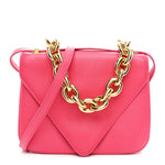 Calfskin Mount Envelope Bag Pink