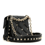 Nappa Mini Candystud Crossbody Bag Black