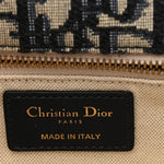 Oblique Small DiorAddict Flap Bag Navy Blue