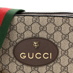 GG Supreme Monogram Web Neo Vintage Shoulder Bag Beige New Acero Crop