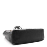 Caviar Quilted Petit Shopping Tote PST Black