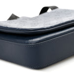 Calfskin Monogram Shadow Trio Messenger Navy