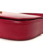 Box Calfskin Mini Voltaire Shoulder Bag Burgundy