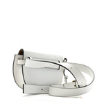 Calfskin Mini Gate Belt Bag Kaolin