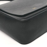 Calfskin Box Shoulder Bag Black