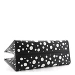 Monogram Kusama Dots Onthego MM Black White