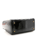 Patent Cannage Medium Lady Dior Black