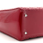 Patent Cannage Medium Lady Dior Red