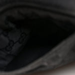 GG Monogram Double Pocket Belt Bag Black