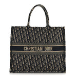 Oblique Large Book Tote Blue Multicolor