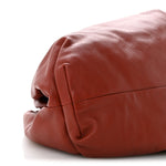 Smooth Butter Calf The Pouch Oversized Clutch Rust