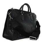 Fluffy Calfskin Morpheus Weekender Duffle Black