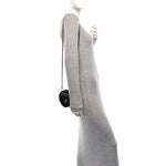 Lambskin Quilted CC In Love Heart Clutch With Chain Black