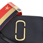 Saffiano Small Snapshot Camera Bag Navy Multicolor