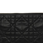 Lambskin Macrocannage DiorStar Hobo Bag Black
