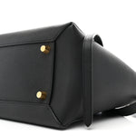 Grained Calfskin Mini Belt Bag Black