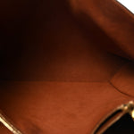 Grained Calfskin Lockme Shopper Chataigne