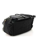 Nylon Small Crossbody Rucksack Backpack Black