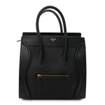 Smooth Calfskin Mini Luggage Black