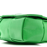 Crinkled Lambskin Maxi Intrecciato Extra Mini Cassette Crossbody Bag Parakeet