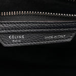 Drummed Calfskin Micro Luggage Black
