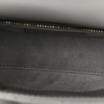 Metallic Lambskin Cannage Mini Lady Dior Grey