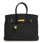 Togo Birkin 35 Black
