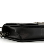 Caviar Quilted Medium Boy Flap Black