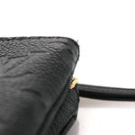 Empreinte Double Zip Pochette Black