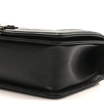 Caviar Quilted Medium Boy Flap Black